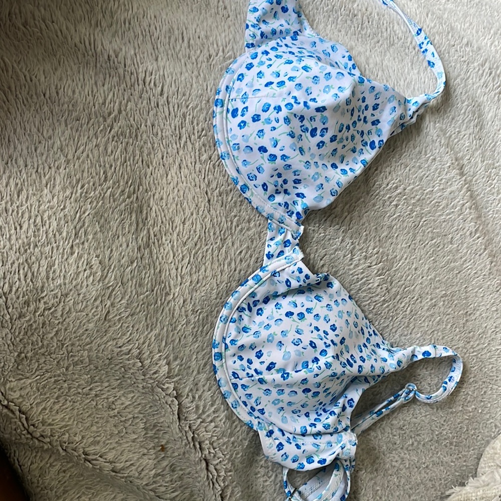 Shein floral push-up top